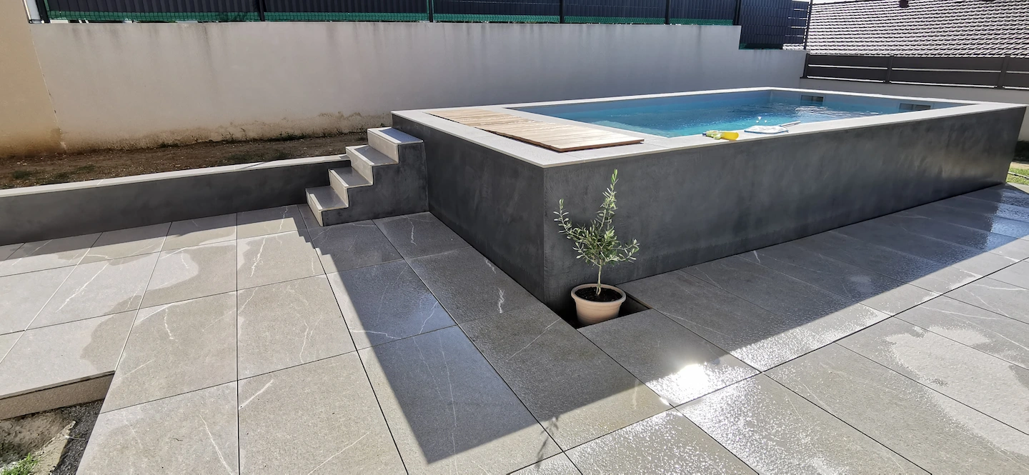 pose de béton ciré